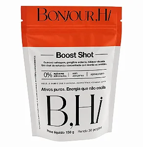 Boost Shot Energia e Foco Natural Bonjour 1 Pacote 150g (30 doses) | All Protein