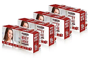 4 Caixas de Whey Cookie de Maçã com Canela | All Protein 32 unidades de 40g - 1280g