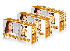3 Caixas de Whey Cookie de Pasta de Amendoim | All Protein 24 unidades de 40g - 960g