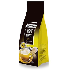 1 Pacote de Whey Coffee Vanilla 300g (12 doses) - All Protein