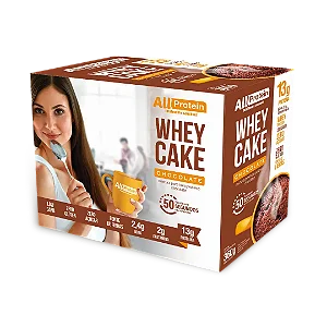 1 Caixa Whey Cake de Chocolate - 12 Saches de 30g - 360g