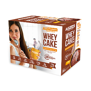 1 Caixa Whey Cake de Chocolate - 12 Saches de 30g - 360g