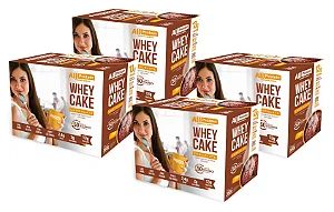 4 Caixas Whey Cake de Chocolate All Protein - 48 Saches de 30g - 1440g