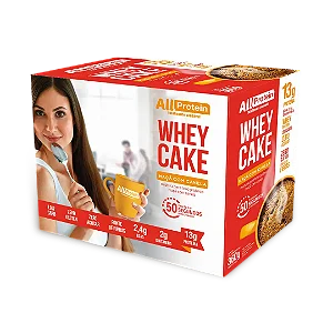 1 Caixa Whey Cake de Maçã com Canela - 12 Saches de 30g - 360g