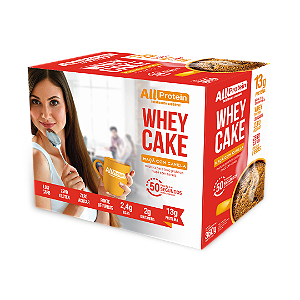 1 Caixa Whey Cake de Maçã com Canela - 12 Saches de 30g - 360g