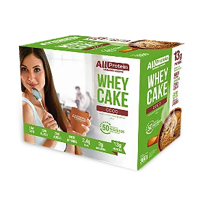1 Caixa Whey Cake de Coco - 12 Saches de 30g - 360g