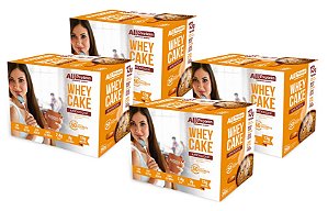 4 Caixas Whey Cake de Amendoim All Protein - 48 Saches de 30g - 1440g