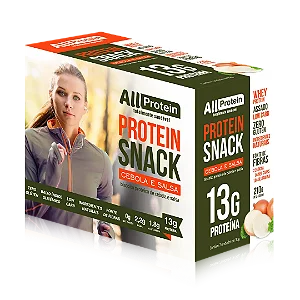 1 Caixa de Protein Snack Cebola e Salsa All Protein 7 unidades de 30g - 210g