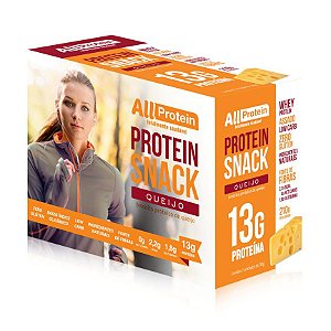 1 Caixa de Protein Snack Queijo All Protein 7 unidades de 30g - 210g