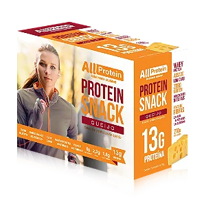1 Caixa de Protein Snack Queijo All Protein 7 unidades de 30g - 210g