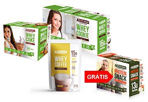 COMBO - 1 Caixa de Cookie de COCO 320g + 1 Caixa cake COCO 360g + 1 pacote de Vanilla + 1 Caixa grátisde Snack CEBOLA e SALSA