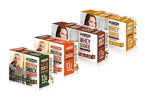 Kit All Protein 4 Caixas: Cookie Amendoim e Cacau e Snack Cebola e Pizza