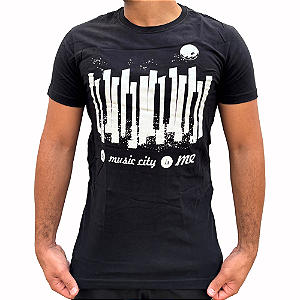 Camiseta Masculina The Music City is Me - Coleção Jean Carllos by KEY'FRIEND