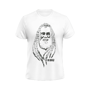 Camiseta Masculina Pai Abraão Words of Faith - Branca