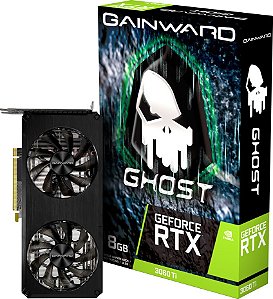 PLACA DE VÍDEO GEFORCE RTX 3060TI 8GB GDDR6 256BITS LHR GAINWARD GHOST