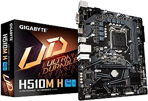 PLACA MÃE INTEL GIGABYTE H510M H DDR4 LGA1200