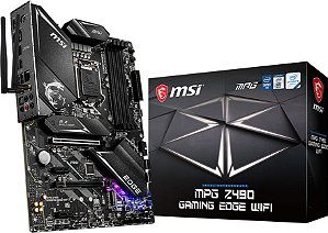 PLACA MÃE INTEL MSI MPG Z490 GAMING EDGE WIFI DDR4 LGA1200