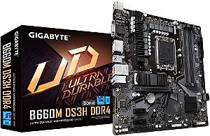 PLACA MÃE INTEL GIGABYTE B660M DS3H DDR4 LGA1700