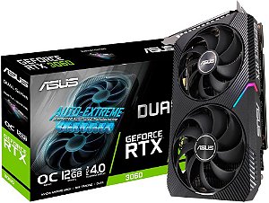 PLACA DE VÍDEO GEFORCE RTX 3060 12GB GDDR6 192BITS ASUS