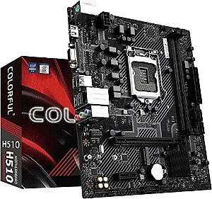PLACA MÃE INTEL COLORFUL H510M-K M.2 V20 DDR4 LGA1200