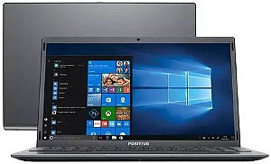 NOTEBOOK POSITIVO MOTION INTEL ATOM QUAD CORE Z8350, 4GB DDR3, 128GB EMMC, 14" LED HD WINDOWS 10 - Q4128C-S
