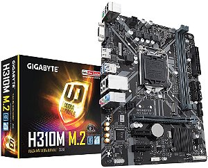 PLACA MÃE INTEL GIGABYTE H310M M.2 DDR4 LGA1151