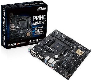PLACA MÃE ASUS PRIME A320M-C R2.0 DDR4 AM4