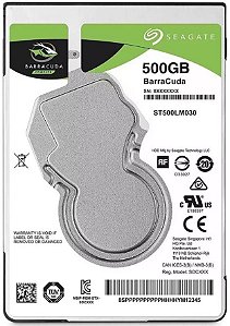 HD NOTEBOOK SEAGATE BARRACUDA 500GB 5400RPM ST500LM030
