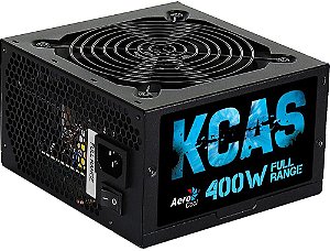 FONTE AEROCOOL 400W 80PLUS WHITE KCAS-400W