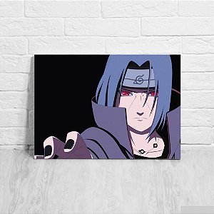 Quadro/Placa Decorativa Itachi Uchiha - Naruto