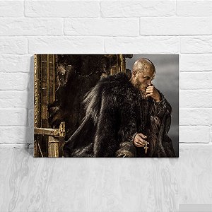 Placa Decorativa Ragnar Vikings