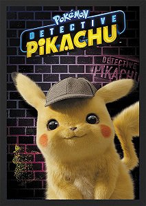 Quadro Detetive Pikachu - Filme Pokemon