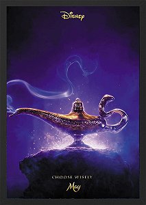 Quadro Lâmpada Mágica - Aladdin