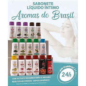 12 Sabonete Íntimo Bio Instinto Aromas do Brasil 200mL