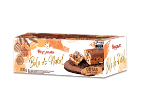 Bolo de Natal - Gotas sabor  Chocolate (200g) - UNIDADE