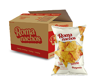 CAIXA FECHADA - 20 UNIDADES ROMANACHOS NATURAL - 45G
