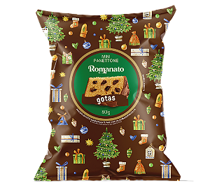 Unidade - Mini Panettone de Gotas sabor Chocolate - 80g - unidade
