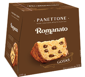 Panettone Romanato - Gotas Chocolate (400g)