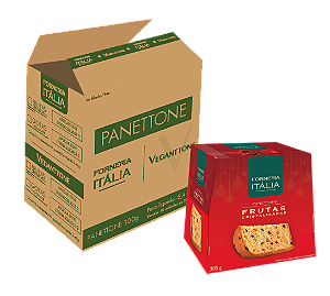 Panettone Forneria Itália - Frutas Cristalizadas | 300g - Cx Fechada com 18 unid