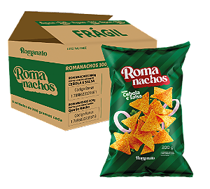 CAIXA FECHADA: Romanachos - Cebola e Salsa (8 unidades de 300g)