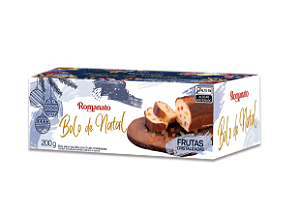 Bolo de Natal - Frutas Cristalizadas (200g) - UNIDADE