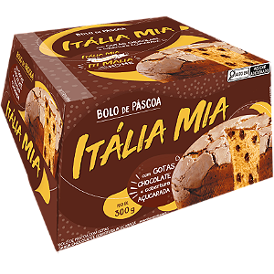 Bolo de Páscoa Itália Mia com Gotas sabor Chocolate (300g)
