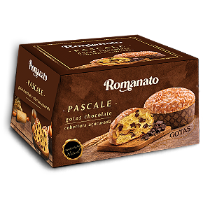 Bolo de Páscoa Pascale Romanato com Gotas sabor Chocolate (300g)