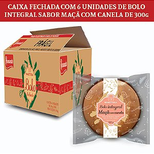 Caixa fechada: 6 unidades de Bolo 300g