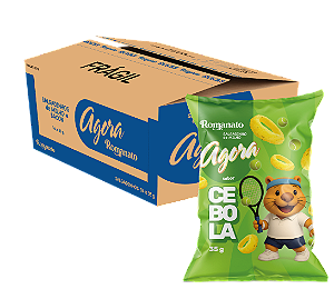 Caixa Fechada: 34 unidades de Salgadinho de Milho (35g)