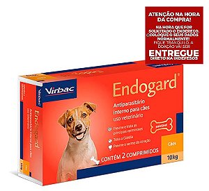 Endogard 10Kg Virbac c/2 comprimidos