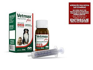 Vetmax Plus Suspensão Vetnil 30ml