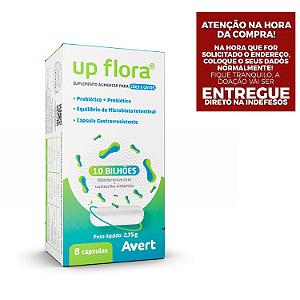 Suplemento Avert Up Flora para Cães e Gatos 8 Cápsulas