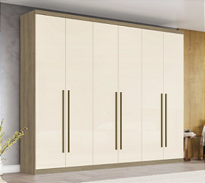 Guarda-roupa Casal 6 portas Julia
