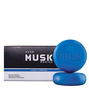 Musk Marine Sbonete em barra com 2un de 90g Avon